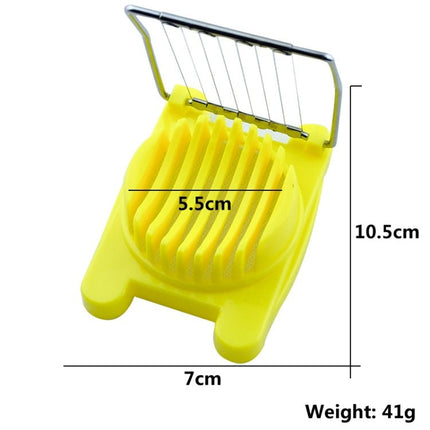 2 PCS Multifunctional Stainless Steel Egg Preserved Egg Slicer Fancy Splitter Kitchen Supplies Egg Cutting Tools - DealBuddy