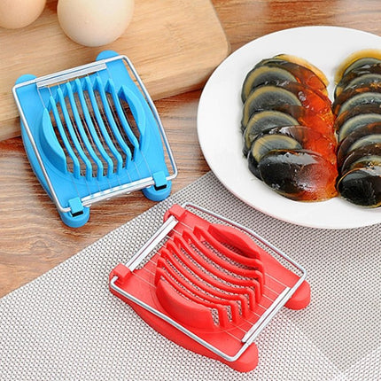 2 PCS Multifunctional Stainless Steel Egg Preserved Egg Slicer Fancy Splitter Kitchen Supplies Egg Cutting Tools - DealBuddy