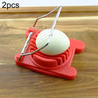 2 PCS Multifunctional Stainless Steel Egg Preserved Egg Slicer Fancy Splitter Kitchen Supplies Egg Cutting Tools - DealBuddy