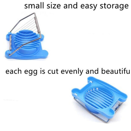 2 PCS Multifunctional Stainless Steel Egg Preserved Egg Slicer Fancy Splitter Kitchen Supplies Egg Cutting Tools - DealBuddy