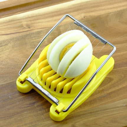 2 PCS Multifunctional Stainless Steel Egg Preserved Egg Slicer Fancy Splitter Kitchen Supplies Egg Cutting Tools - DealBuddy