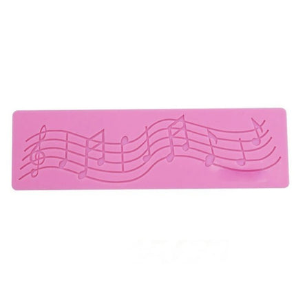 2 PCS Note Cake Decoration Silicone Mould Fondant Cake Tool Baking DIY Mould - DealBuddy
