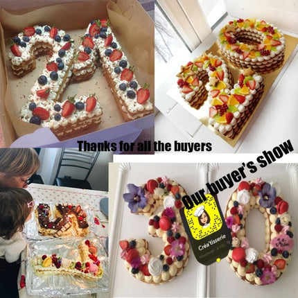 2 PCS Numbers Cake Mold Cake Decorating Tools - DealBuddy
