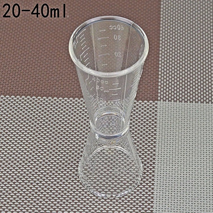 2 PCS PC Small Measuring Cup Device Double - headed Graduated Milk Tea Scale Cup Oz Measuring Tool - DealBuddy