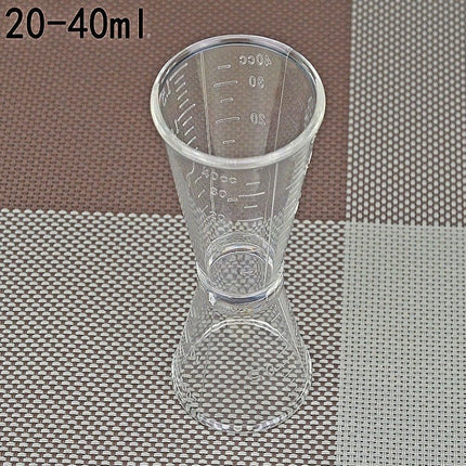 2 PCS PC Small Measuring Cup Device Double - headed Graduated Milk Tea Scale Cup Oz Measuring Tool - DealBuddy