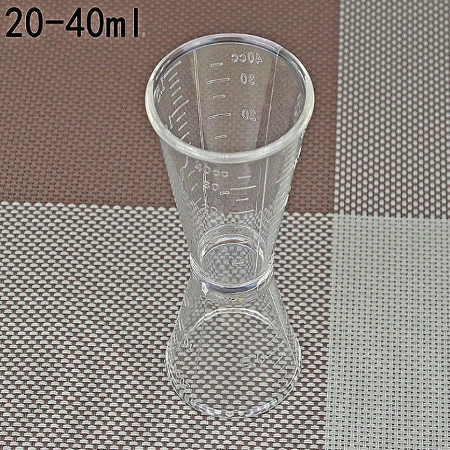 2 PCS PC Small Measuring Cup Device Double - headed Graduated Milk Tea Scale Cup Oz Measuring Tool - DealBuddy