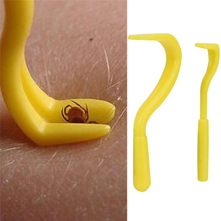 2 PCS Pet Catcher Flea Clipper Animal Deworming Pull Hard Tick Extractor Cats and Dogs Lice Scavenging Flea Hook, 2 PCS Green, 2 PCS Yellow, 2 PCS Blue - DealBuddy