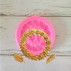 2 PCS Rose Garland Rose Leaf Silicone Fondant Mold Cake Edging Decoration Tool Baking Glue Mold - DealBuddy