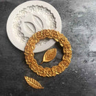 2 PCS Rose Garland Rose Leaf Silicone Fondant Mold Cake Edging Decoration Tool Baking Glue Mold - DealBuddy