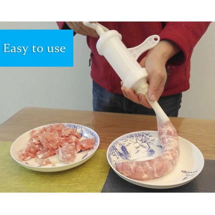 2 PCS Sausage Machine Meat Stuffer Filler Hand Operated Salami Maker - DealBuddy