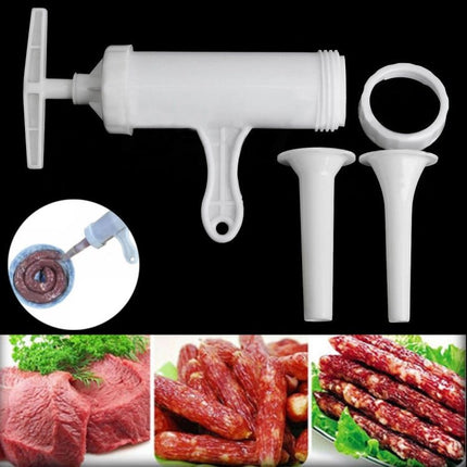 2 PCS Sausage Machine Meat Stuffer Filler Hand Operated Salami Maker - DealBuddy