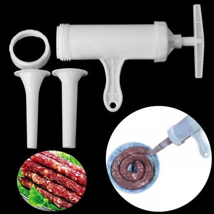2 PCS Sausage Machine Meat Stuffer Filler Hand Operated Salami Maker - DealBuddy