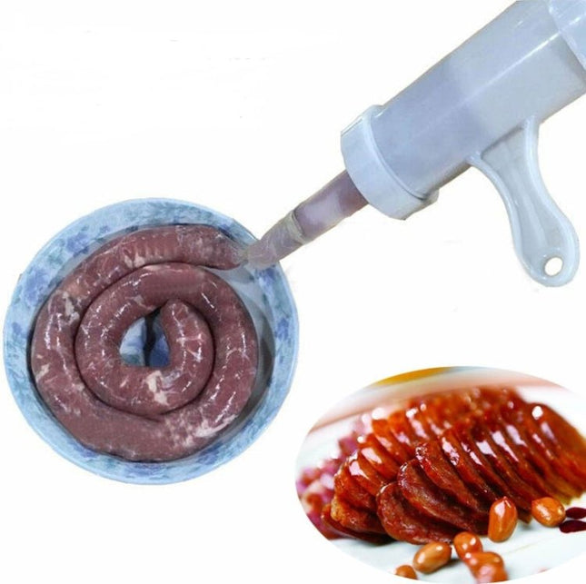 2 PCS Sausage Machine Meat Stuffer Filler Hand Operated Salami Maker - DealBuddy