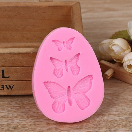 2 PCS Simulation Butterfly Fondant Silicone Mould Handmade Soap DIY Cake Decorating Chocolate Lace Baking Tools - DealBuddy
