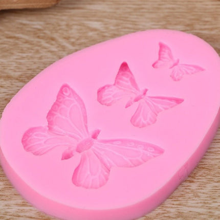 2 PCS Simulation Butterfly Fondant Silicone Mould Handmade Soap DIY Cake Decorating Chocolate Lace Baking Tools - DealBuddy
