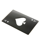2 PCS Stainless Steel Bottle Beer Opener Poker Playing Card Spades Soda Bottle Cap Opener - DealBuddy