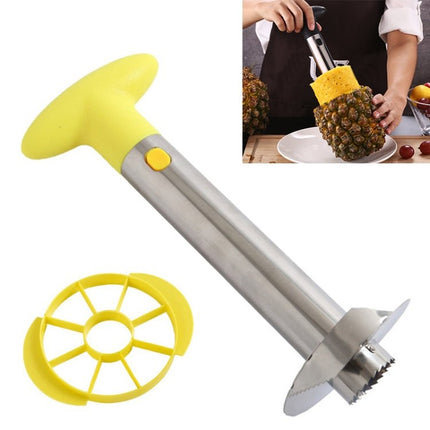 2 PCS Stainless Steel Pineapple Peeler Slicers Fruit Cutter Kitchen Tools - DealBuddy