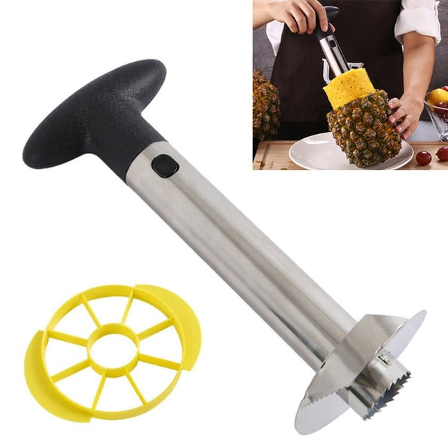 2 PCS Stainless Steel Pineapple Peeler Slicers Fruit Cutter Kitchen Tools - DealBuddy
