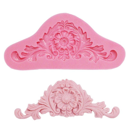 2 PCS Vintage Embossed Fondant Silicone Mold Court Lace Flower Vine DOY Baking Cake Tool - DealBuddy