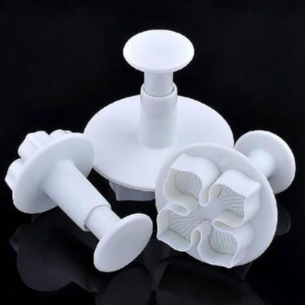 2 Set Silicone Hydrangea Fondant Cake Decorating Flower Blossom Mold - DealBuddy