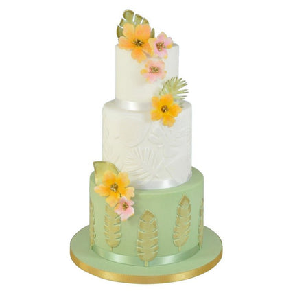 2 Sets 4 In 1 Tropical Leaf Fondant Cake Mold Cookie Mold - DealBuddy