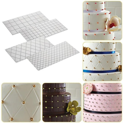 2 Sets DIY Cake Mold Wexture Fondant Printing Mold - DealBuddy