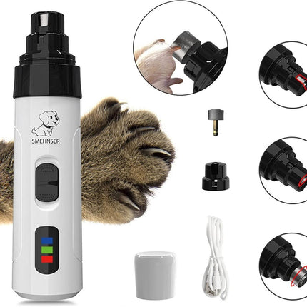 2 Speed Cordless Professional Dog Nail Grinder Rechargeable - DealBuddy