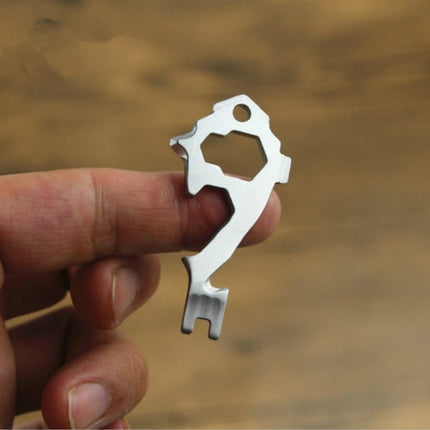 20 in 1 Multi - function EDC Tool Key Ring Bottle Opener Screwdriver Multi - purpose Outdoor Mini Tool - DealBuddy