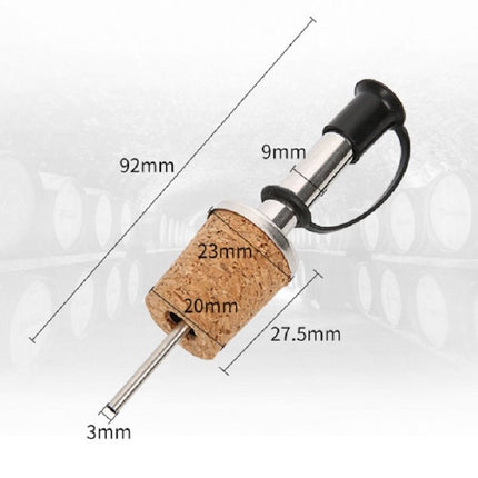 20 PCS Cork Wine Stopper Stainless Steel Pourer Wine Diversion Spout Dispenser - DealBuddy