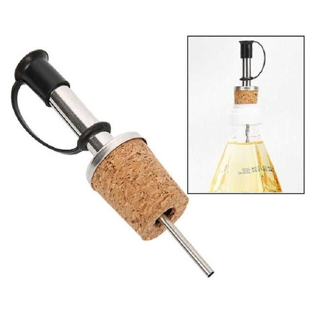 20 PCS Cork Wine Stopper Stainless Steel Pourer Wine Diversion Spout Dispenser - DealBuddy