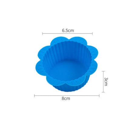 20 PCS DIY Baking Mold Macaron Lace Shape Silicone Cake Cup Pudding Egg Tart Muffin Cup Mold,Random Color Delivery - DealBuddy