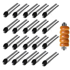 20 PCS Oblique Double - Head Stainless Steel Large Spiral Tube Non - Stick Croissant Mold Croissant Tool - DealBuddy