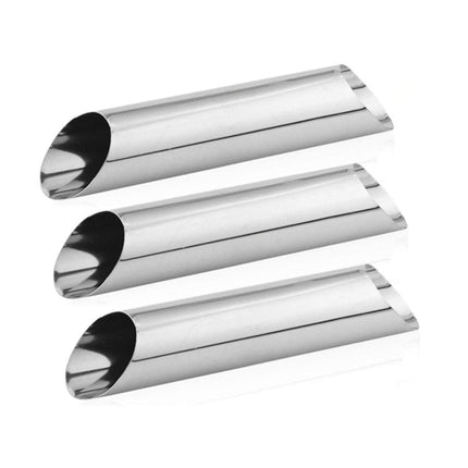 20 PCS Oblique Double - Head Stainless Steel Large Spiral Tube Non - Stick Croissant Mold Croissant Tool - DealBuddy