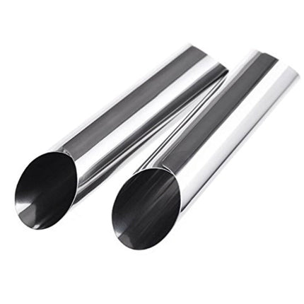 20 PCS Oblique Double - Head Stainless Steel Large Spiral Tube Non - Stick Croissant Mold Croissant Tool - DealBuddy