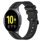 20mm Concave Striped Slicone Watch Band, For Samsung Galaxy Watch Active 2 40mm, For Samsung Galaxy Watch Active 2 44mm, For Samsung Galaxy Watch 42mm, For Samsung Galaxy Watch 6 44mm - DealBuddy