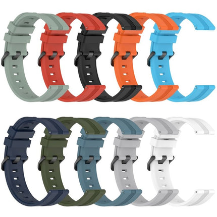 20mm Concave Striped Slicone Watch Band, For Samsung Galaxy Watch Active 2 40mm, For Samsung Galaxy Watch Active 2 44mm, For Samsung Galaxy Watch 42mm, For Samsung Galaxy Watch 6 44mm - DealBuddy