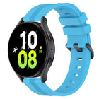 20mm Concave Striped Slicone Watch Band, For Samsung Galaxy Watch5 44mm, For Samsung Galaxy Watch 6 Classic 47mm, For Samsung Galaxy Watch5 40mm, For Samsung Galaxy Watch5 Pro 45mm - DealBuddy