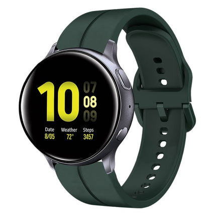 20mm Loop Silicone Watch Band, For Samsung Galaxy Watch Active 2 40mm, For Samsung Galaxy Watch Active 2 44mm, For Samsung Galaxy Watch 42mm, For Samsung Galaxy Watch 6 44mm - DealBuddy