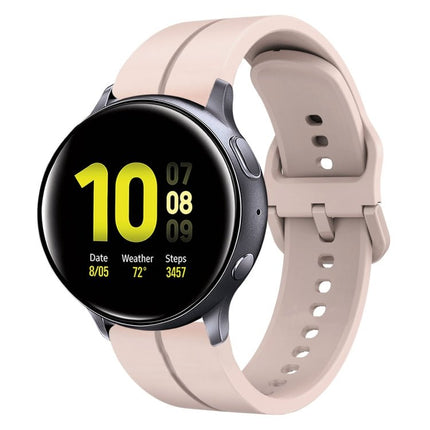 20mm Loop Silicone Watch Band, For Samsung Galaxy Watch Active 2 40mm, For Samsung Galaxy Watch Active 2 44mm, For Samsung Galaxy Watch 42mm, For Samsung Galaxy Watch 6 44mm - DealBuddy