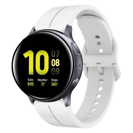 20mm Loop Silicone Watch Band, For Samsung Galaxy Watch Active 2 40mm, For Samsung Galaxy Watch Active 2 44mm, For Samsung Galaxy Watch 42mm, For Samsung Galaxy Watch 6 44mm - DealBuddy
