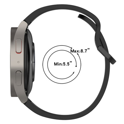 20mm Loop Silicone Watch Band, For Samsung Galaxy Watch5 44mm, For Samsung Galaxy Watch 6 Classic 47mm, For Samsung Galaxy Watch5 40mm, For Samsung Galaxy Watch5 Pro 45mm - DealBuddy