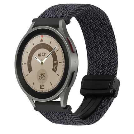 20mm Magnetic Buckle Braided Watch Strap, For Samsung Galaxy Watch 5 Pro, For Samsung Gear Sport - DealBuddy