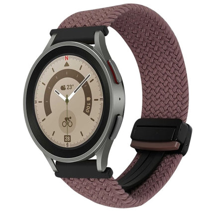 20mm Magnetic Buckle Braided Watch Strap, For Samsung Galaxy Watch 5 Pro, For Samsung Gear Sport - DealBuddy