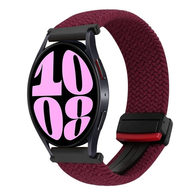 20mm Magnetic Buckle Braided Watch Strap, For Samsung Galaxy Watch 6, For Samsung Galaxy Watch 5 - DealBuddy