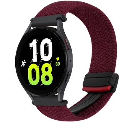 20mm Magnetic Buckle Braided Watch Strap, For Samsung Galaxy Watch 6, For Samsung Galaxy Watch 5 - DealBuddy