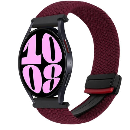 20mm Magnetic Buckle Braided Watch Strap, For Samsung Galaxy Watch 6, For Samsung Galaxy Watch 5 - DealBuddy