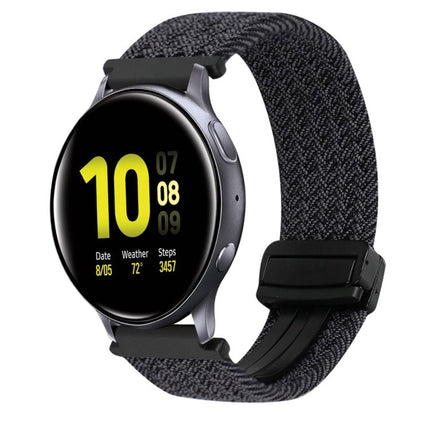 20mm Magnetic Buckle Braided Watch Strap, For Samsung Galaxy Watch Active 2, For Samsung Galaxy Watch 3 41mm - DealBuddy