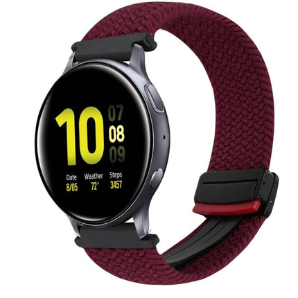 20mm Magnetic Buckle Braided Watch Strap, For Samsung Galaxy Watch Active 2, For Samsung Galaxy Watch 3 41mm - DealBuddy