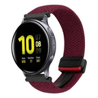 For Samsung Galaxy Watch Active 2 / Black Sand Red