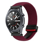 For Samsung Galaxy Watch 3 41mm / Black Sand Red